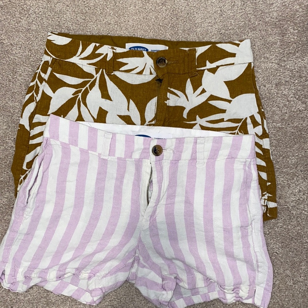 Two pairs of Old Navy Everyday Shorts
